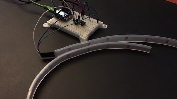 ESP8266 + NeoPixel Strip Scrolling Cylon Eye!