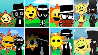 Incredibox Sprunki - But Mix Mr Sun And Black In All Different Mods.new Version 3