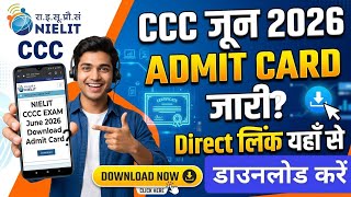 CCC June Admit card 2026//CCC June Admit card download kaise kare #ccc #update