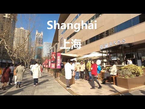 Shanghai, 중국 | Madang Road | 도보 여행 4K