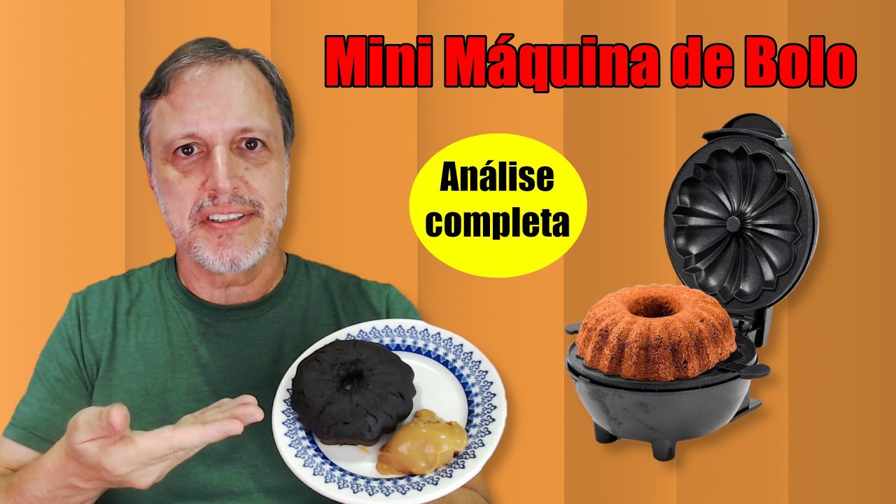 Mini Máquina de Bolo | Unboxing e Teste Completo