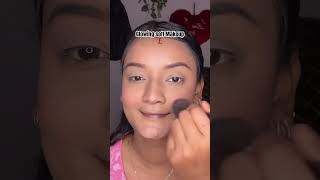 Glowing simple beginners makeup 💄 #trendingshorts #makeuptutorial #makeupartist #simplemakeup