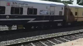 02084 CBE TO MV Janshatabdi Express Last Of Diesel Locomotives Now End TO END Electric Locomotives