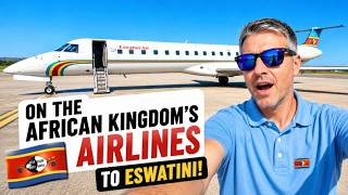 How to fly in South Africa, the COMPLICATED WAY | Eswatini Air flight review