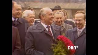 Michail Gorbatschow in Berlin-Rahnsdorf, 1986