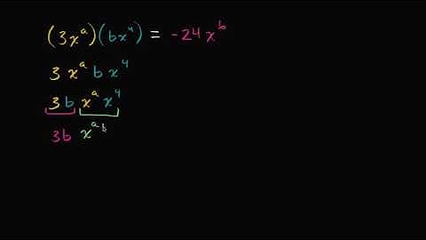 How to find missing values in monomial multiplication (example) Bangla