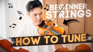 How to Tune [VIOLIN &amp; VIOLA] 🎻 FAST &amp; EASY