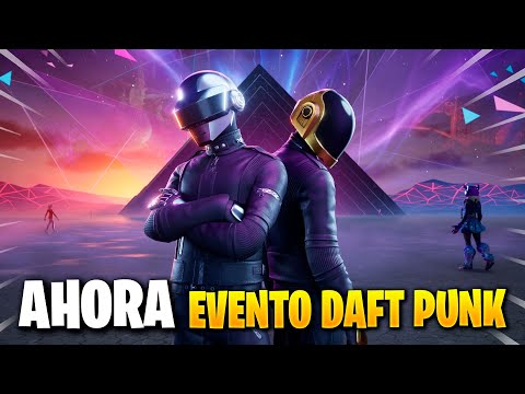 AHORA EVENTO DAFT PUNK EN FORTNITE CON ZAPATILLAS GRATIS