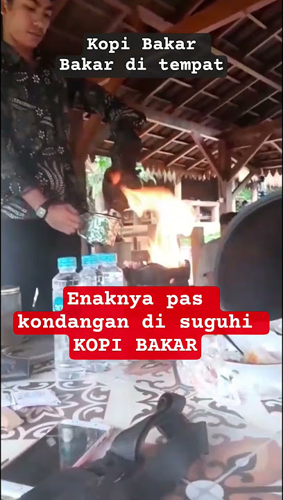 Minum Kopi Bakar di Kondangan Enak Kali ya.... #kondangan #nikah #walimadresses