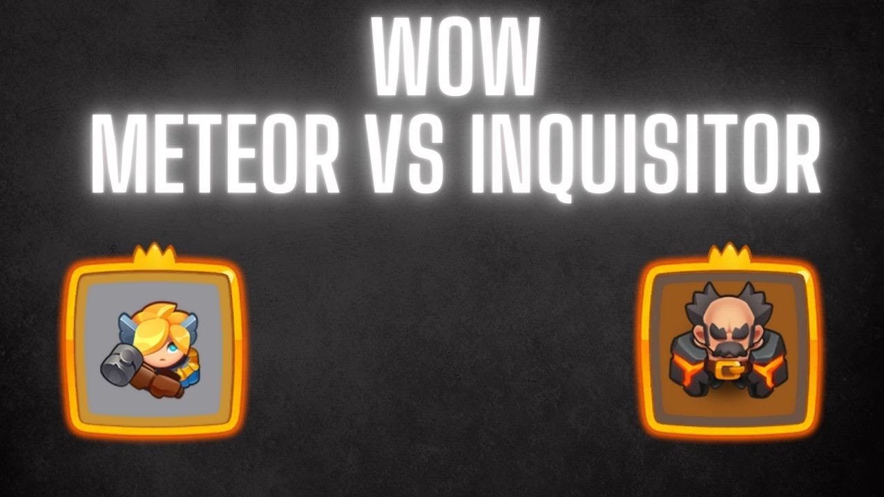 METEOR DECK VS INQUISITOR DECK WOW WHAT A MATCH IN RUSH ROYALE TOURNAMENT WHO WIN?