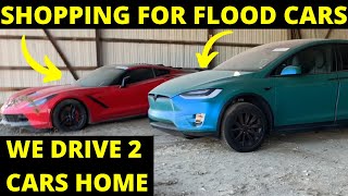 WE SHOP AND INSPECT MORE FLOOD CARS WE DRIVE 2 HOME