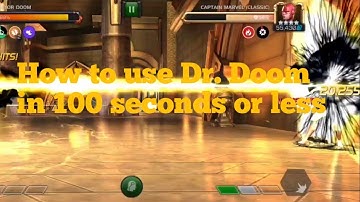 How to Use Dr. Doom in 100 seconds or Less #mcoc #drdoom #kabam