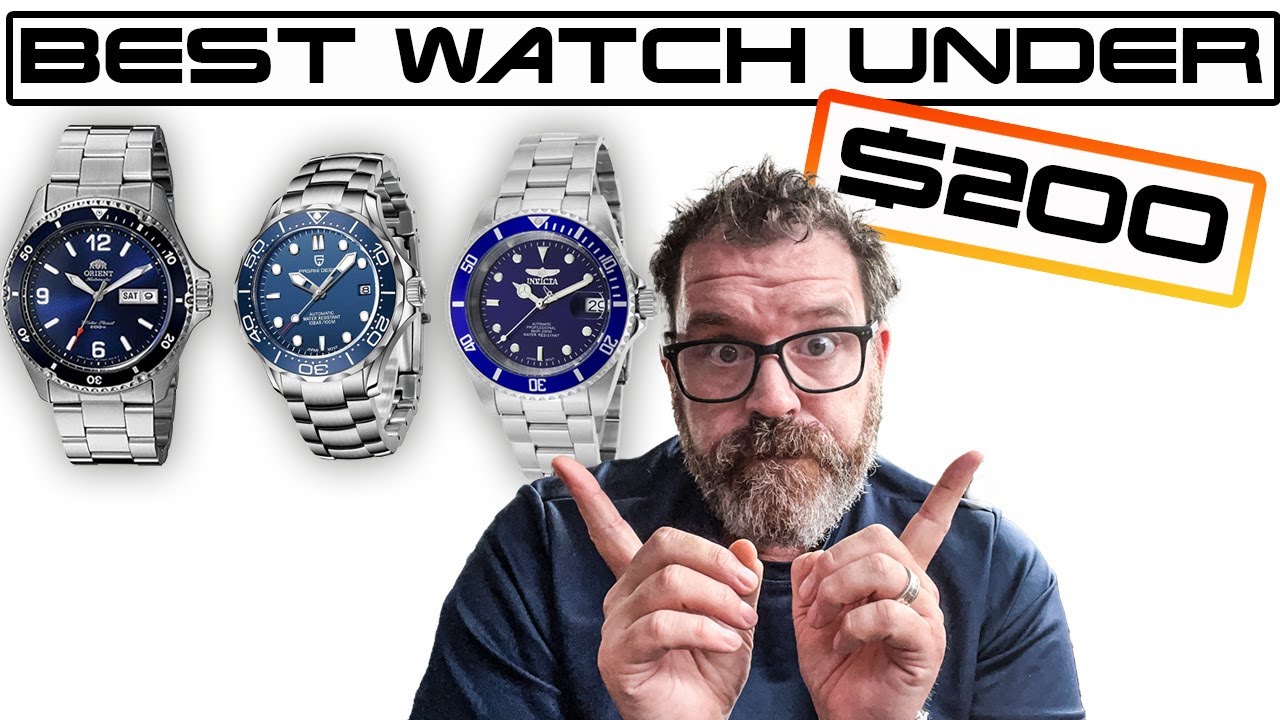 Glæd dig Bærbar Elendighed Best Watch Under $200 - Don't Ever Buy 1 of These! Invicta Pro Diver vs  Pagani 007 vs Orient Mako 2 - YouTube