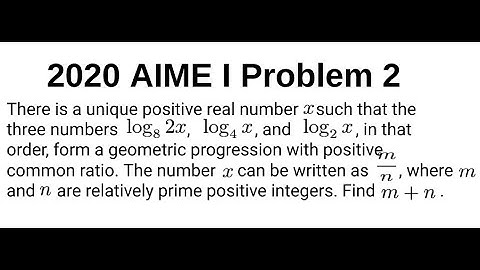 2020 AIME I Problem 2