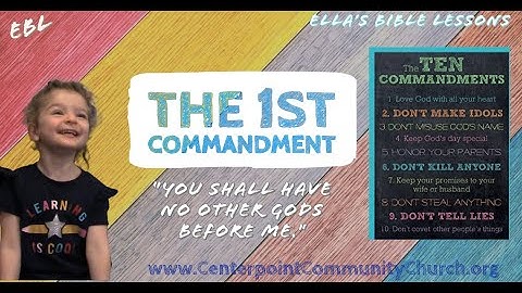 The 1st Commandment