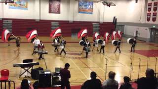 Lawndale High School Winter Concert 2015 Drumlineguard Genesis
