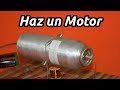 Motor Eléctrico Casero con Lata de Aluminio