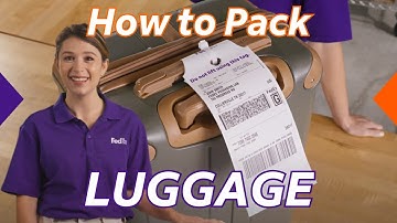 How to Pack and Ship Luggage – FedEx