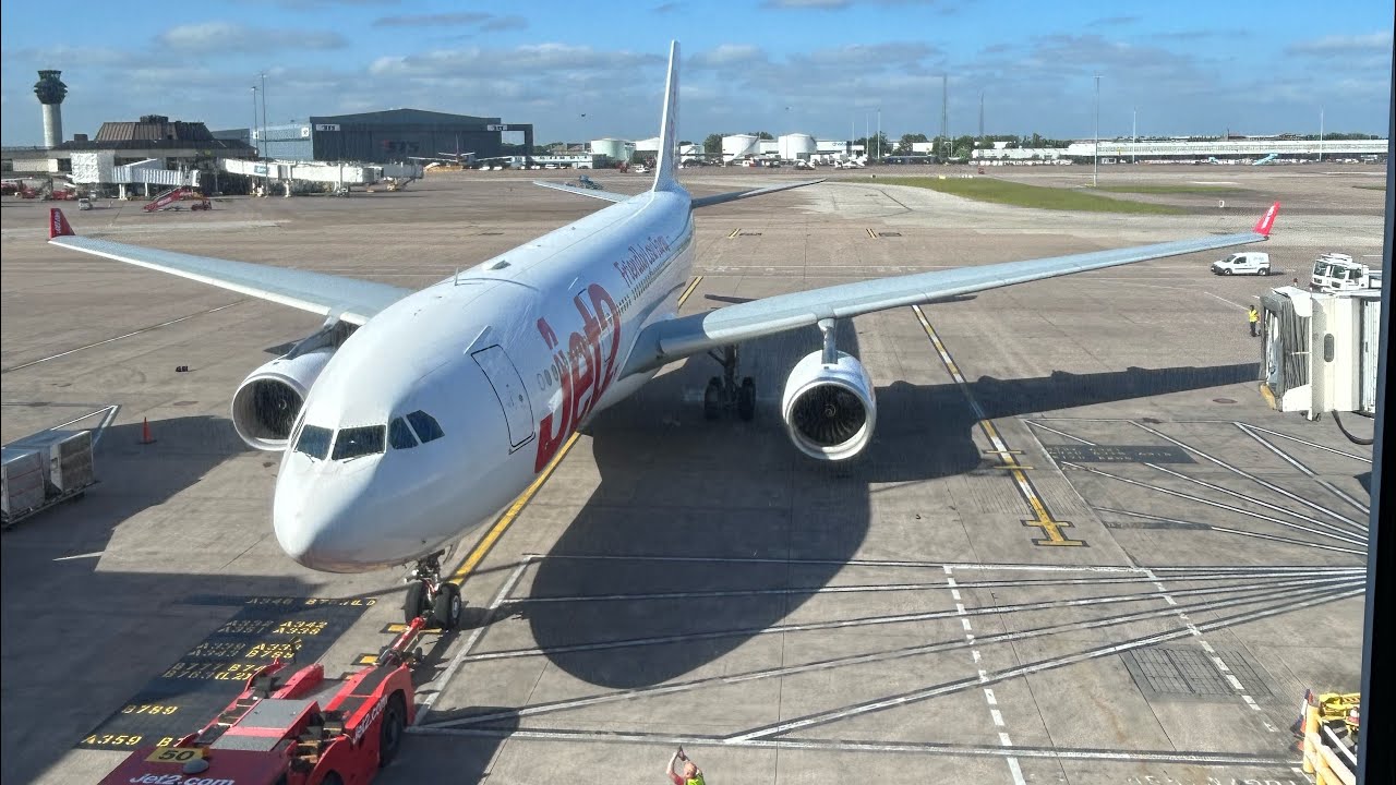 Jet2 (AirTanker) A330 Departure from Manchester YouTube