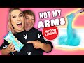 NOT MY ARMS challenge z mamą ! 😂 JADALNY SLIME - JAPANA zjadam #148 | Agnieszka Grzelak Vlog