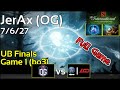 Support TI8: OG.JerAx - TI8 Main Event - UB Finals - TI 2018 - Full Game Io