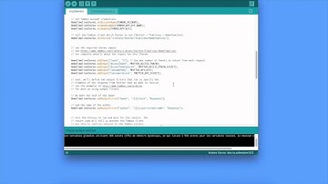 Arduino Yùn reads a tweet