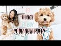 13 THINGS TO GET YOUR NEW PUPPY! | TRISH REYES