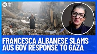 Francesca P. Albanese Slams Australia's Response to War in Gaza | 10 News First