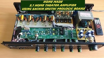 5.1 Home theater Amplifier/How to Assemble a 5.1 Amplifier/ Sachin Sruthi surround board connection