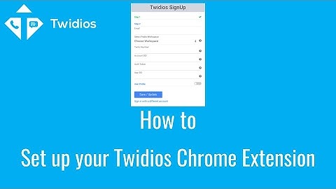 How to Set Up Your Twidios Account