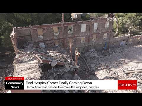 Old General Hospital Demolition Nearly Complete