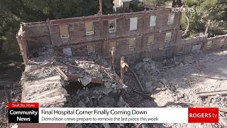 Old General Hospital Demolition Nearly Complete