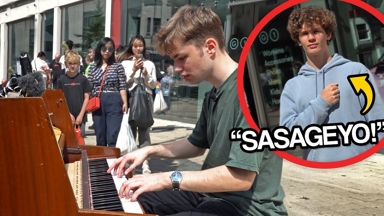 I played ATTACK ON TITAN openings on piano in public