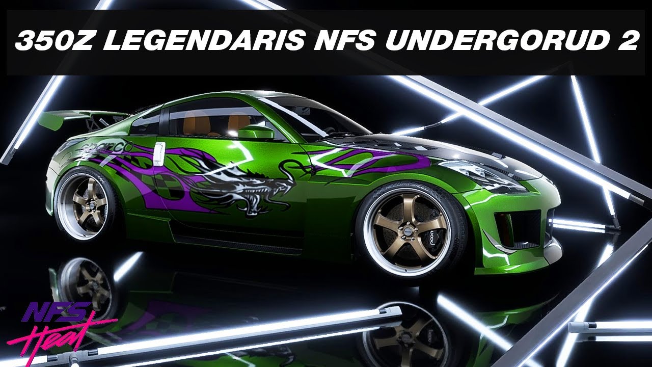 Pakai Mobil Nissan 350z Iconic Nfs Underground 2 Night Race Nfs