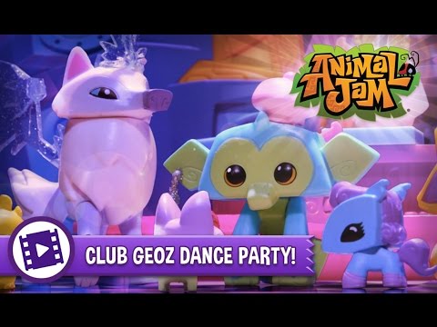 Animal Jam Toys - Club Geoz Dance Party! - YouTube