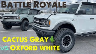 2021 Ford Bronco 3' LIFTED Apex Editions || Cactus Gray or Oxford White??