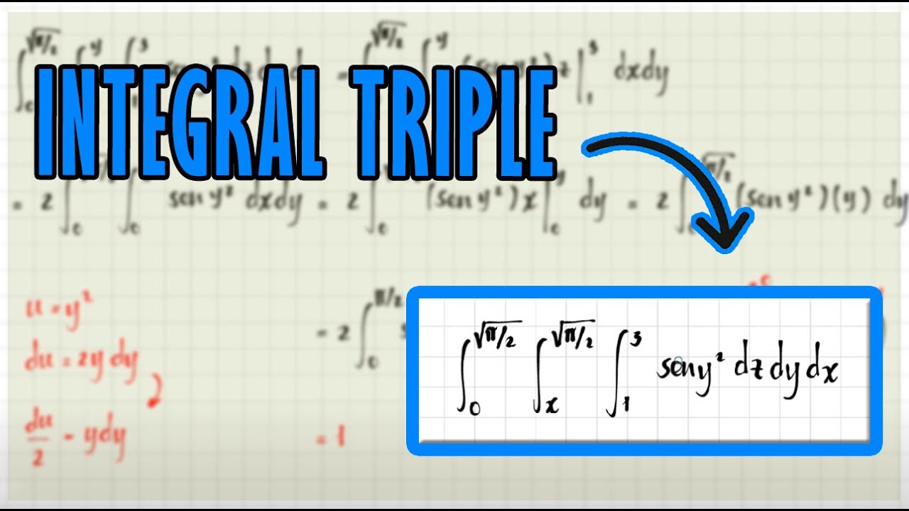Cálculo vectorial - Integral triple: cambio de orden de integración