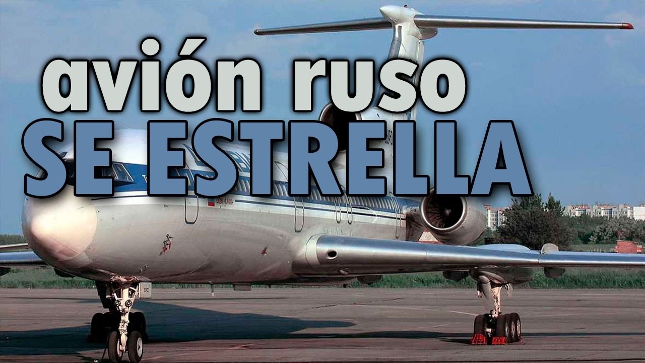 Se estrella Un avion Tu-154 de la Fuerza Aérea rusa con 91 personas a bordo ultima hora pr