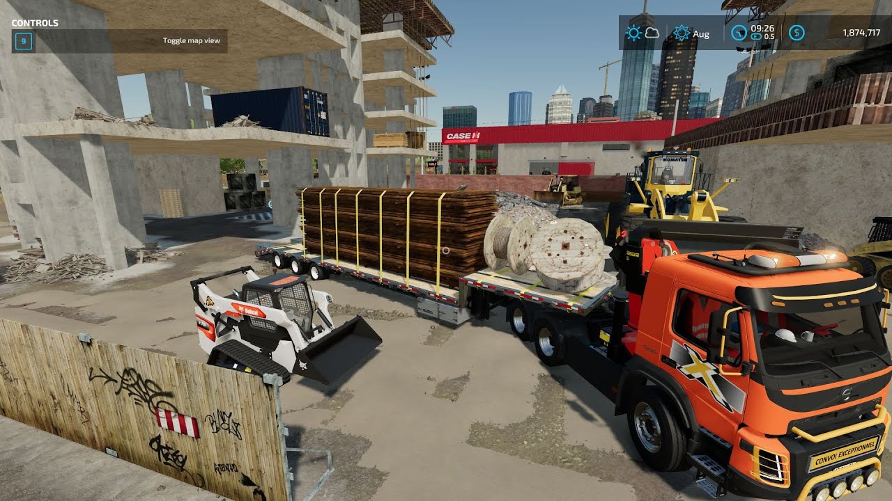 Construction site clearance! -pt2 - YouTube