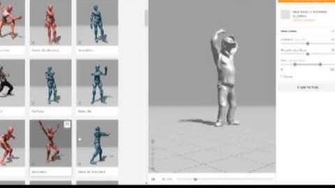 Sculptris character in Mixamo!