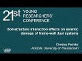 Soilstructure interaction effects on seismic damage of framewall dual systems