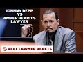 Lawyer Reacts to Johnny Depp cross examination. Did he change his story?