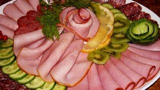 Мясная нарезка - праздничная закуска Мясная нарезка - праздничная закуска