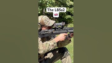 SEMI AUTO L85a2 🇬🇧#army #military #british #skills #L85 #sa80 #milsim #bullpup #marine #training