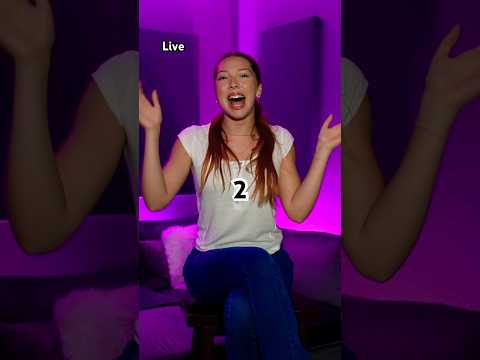 Singing LIVE vs