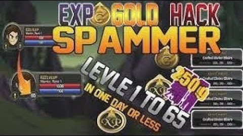 Aqw | How To Get Level 85 + 4M Gold In 2 Hours ! [Bot/Packet Spammer]