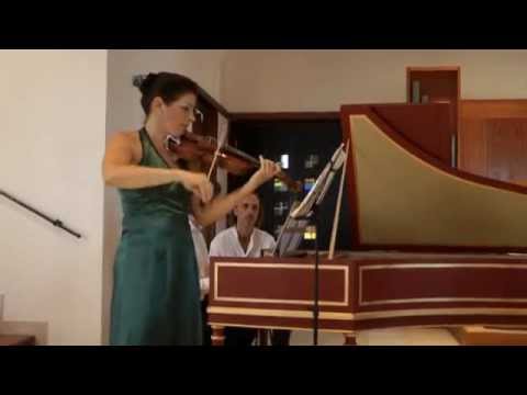 Bach Sonata No 5 in f-minor BWV 1018  2. Allegro - Márta Ábrahám violin