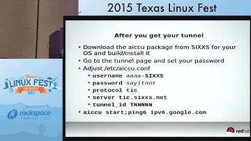 IPv6, What is it good for now? (Texas Linux Fest)