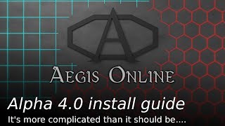 Aegis Online Install and first time setup guide