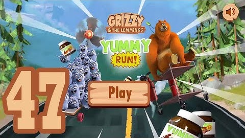 Grizzy and the Lemmings Yummy Run - Gameplay Walkthrough part 47 (Android/iOS)